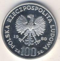 Lengyelország 1980. 100Zl próba! "Vitorlás hajó" T:PP Csak 500db! RR!!