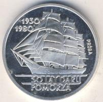 Lengyelország 1980. 100Zl próba! "Vitorlás hajó" T:PP Csak 500db! RR!!