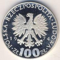 Lengyelország 1974. 100Zl Ag "Marie Curie" T:PP