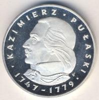 Lengyelország 1976. 100Zl Ag "Kazimierz Pulaski" T:PP