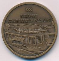 1985. "Budapest Kongresszusi Központ Megnyitására" kétoldalas bronz emlékérem (42,5mm) T:1-