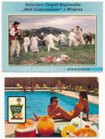 30 db MODERN külföldi város és motívum képeslap / 30 modern European town-view and motive postcards