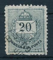 1881 20kr szép karccal (ex Lovász)