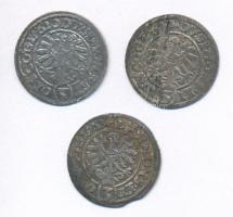 Német Államok / Münsterberg-Oels 1620B-H 3kr Ag "Heinrich Wenzel és Karl Friedrich" (~1g) ...