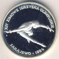 Lengyelország 1984. 200Zl Ag "Téli olimpia-korcsolya" T:PP Csak 15.000db!