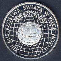 Lengyelország 1986. 500Zl Ag "Labdarúgó VB" T:PP Csak 16.000db!