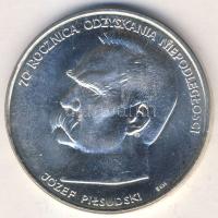Lengyelország 1988. 50.000Zl Ag "70 éves a lengyel függetlenség-Józef Pilsudski" T:BU