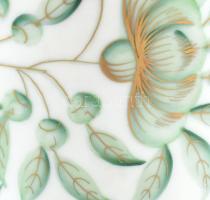 Herendi Zova mintás fedeles váza. Kézzel festett, jelzett, hibátlan, m: 32 cm