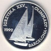 Lengyelország 1991. 200.000Zl Ag "Olimpia-vitorlázás" T:PP Csak 20.000db!