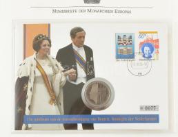 "Európai Monarchiák" 9db/8xklf érmés boríték részletes leírást tartalmazó, német nyelvű tá...