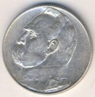 Lengyelország 1938. 5Zl Ag "Piludski" T:2/3