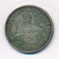 Görögország 1930. 20D Ag T:2- ph., patina Greece 1930. 20 Drachmai Ag C:VF edge error, patina