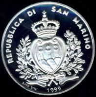 San Marino 1995. 5000L Ag "Amerigo Vespucci, hajó" T:PP Csak 35.000db!