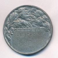 1941. "Magyar Királyi Testnevelési Főiskolai Sport Club 1925" fém díjérem "LESIKLÓ CS...