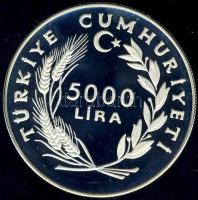 Törökország 1984. 5000L Ag "Olimpia-atléták" T:PP Csak 5.343db!