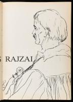 Borsos Miklós rajzai. Bp, 1985, Szépirodalmi Könyvkiadó. Kiadói egészvászon kötés, kiadói kissé sérü...
