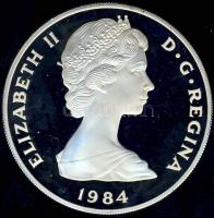 Turks & Caicos 1984. 10C Ag "Olimpia-gerelyhajítás" T:PP Csak 2160db!