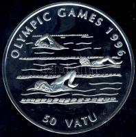 Vanuatu 1994. 50V Ag "Olimpia-úszás" T:PP