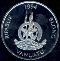 Vanuatu 1994. 50V Ag "Olimpia-úszás" T:PP
