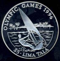 Tokelau-szigetek 1994. 5L Ag "Olimpiai játékok-szörf" T:PP
