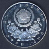 Dél-Korea 1988. 10.000W Ag "Olimpia-labdarúgás" T:BU