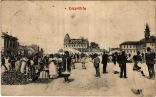 1911 Nagykőrös, Uborka piac (kis szakadás / small tear)