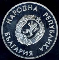 Bulgária 1987. 10L Ag "Téli olimpia-jégkorong" T:PP