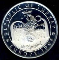 Törökország 1996. 750.000L Ag "Európa" T:PP Csak 35.000db!