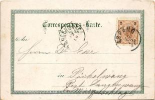 1897 (Vorläufer!) Wechselgebiet, Aspang, Sankt Peter, Mariensee. Verlag Alois Pelnitscher. Art Nouve...