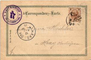 1898 (Vorläufer) Ebbs (Tirol), Veitenhof im Kaisertal. Teufelskanzel, Veiten, dritter Hof im Kaisert...