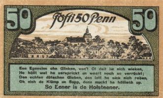 Német Birodalom / Weimari Köztársaság / Ahrensbök 1920. 25Pf + 50Pf + 100Pf 3klf db, teljes sor T:I