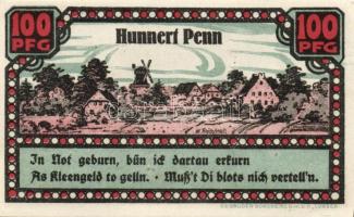 Német Birodalom / Weimari Köztársaság / Ahrensbök 1920. 25Pf + 50Pf + 100Pf 3klf db, teljes sor T:I