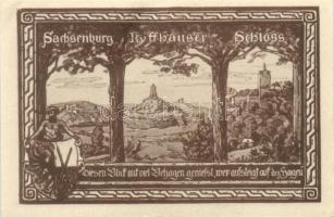 Német Birodalom / Weimari Köztársaság / Alstedt 1921. 10Pf + 25Pf + 50Pf(6x) összesen 8klf db, telje...