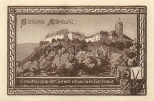 Német Birodalom / Weimari Köztársaság / Alstedt 1921. 10Pf + 25Pf + 50Pf(6x) összesen 8klf db, telje...