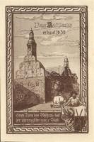 Német Birodalom / Weimari Köztársaság / Alstedt 1921. 10Pf + 25Pf + 50Pf(6x) összesen 8klf db, telje...