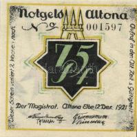 Német Birodalom / Weimari Köztársaság / Altona 1921. 25Pf(2x) + 50Pf(2x) + 75Pf(2x) összesen 6klf db...