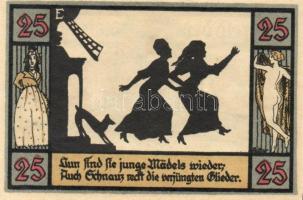 Német Birodalom / Weimari Köztársaság / Apolda 1921. 25Pf(6x) 6klf db, teljes sor T:I