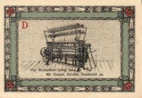 Német Birodalom / Weimari Köztársaság / Apolda 1921. 50Pf(6x) 6klf db, teljes sor T:I