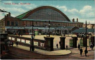 Manchester, Central Station, railway station, tram