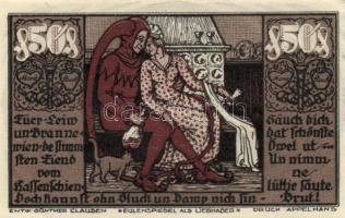 Német Birodalom / Weimari Köztársaság / Braunschweig 1921. 10Pf + 25Pf + 50Pf + 75Pf 4klf db, teljes...