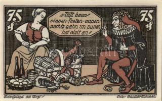 Német Birodalom / Weimari Köztársaság / Braunschweig 1921. 10Pf + 25Pf + 50Pf + 75Pf 4klf db, teljes...