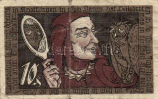 Német Birodalom / Weimari Köztársaság / Braunschweig 1921. 10Pf + 25Pf + 50Pf + 75Pf 4klf db, teljes sor T:I,III(1x)