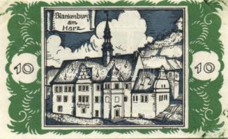 Német Birodalom / Weimari Köztársaság / Braunschweig 1921. 10Pf + 25Pf + 50Pf + 75Pf 4klf db, teljes...