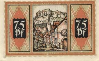 Német Birodalom / Weimari Köztársaság / Braunschweig 1921. 10Pf + 25Pf + 50Pf + 75Pf 4klf db, teljes...