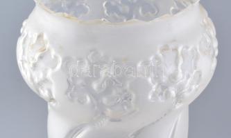 Ditmar Wien jelzett: petróleum lámpa, Bécs, historizáló, relief szerű puttós motívumokkal, öntött, p...