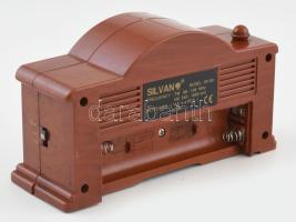 Kis rádió, retró, működőképes 16x9 cm