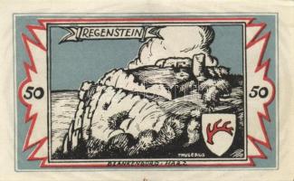 Német Birodalom / Weimari Köztársaság / Braunschweig 1921. 10Pf + 25Pf + 50Pf + 75Pf 4klf db, teljes...