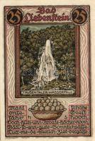 Német Birodalom / Weimari Köztársaság / Bad Liebenstein D.N. 10Pf + 25Pf + 50Pf 3klf db, teljes sor ...