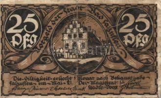 Német Birodalom / Weimari Köztársaság / Bad Salzuflen 1921. 10Pf + 25Pf + 50Pf(2x) 4klf db, teljes s...