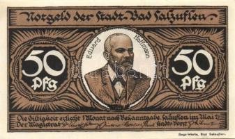 Német Birodalom / Weimari Köztársaság / Bad Salzuflen 1921. 10Pf + 25Pf + 50Pf(2x) 4klf db, teljes s...